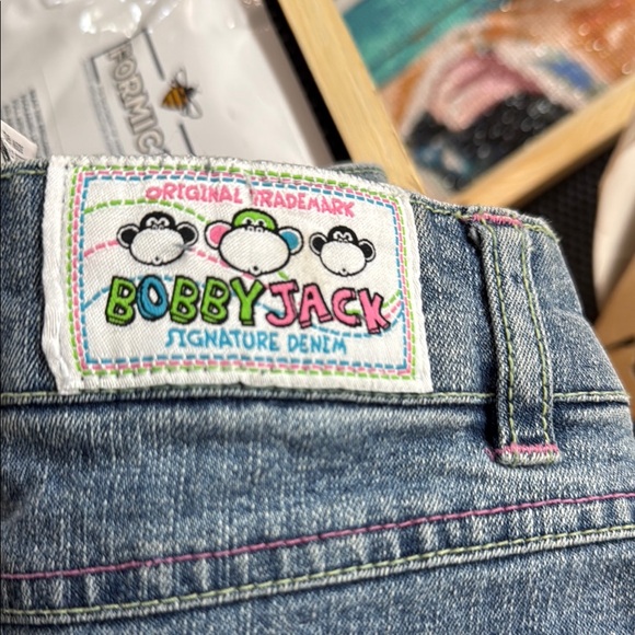 Denim Skirt with Monkey Patch - Picture 5 of 8